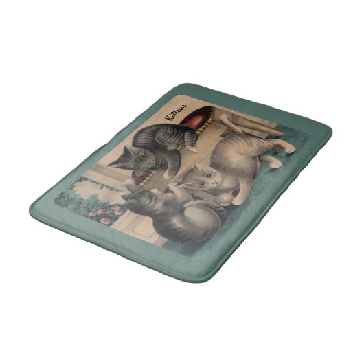  Schattige Kittens Lithograaf Badmat (Gekanteld)