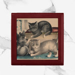 Schattige Kittens Lithograaf Cadeaudoosje<br><div class="desc">lithograaf afbeelding van schattige kittens.</div>
