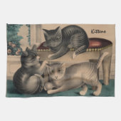 Schattige Kittens Lithograaf Theedoek (Horizontaal)