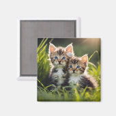 Schattige Kittens Magneet (Voorkant / Achterkant)