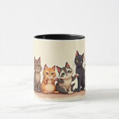 Schattige Kittens Mok (Midden)