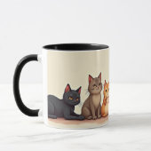 Schattige Kittens Mok (Links)