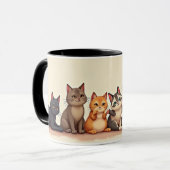 Schattige Kittens Mok (Voorkant links)