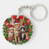 Schattige Kittens Sleutelhanger (Achterkant)