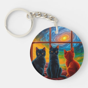 Schattige Kittens Sleutelhanger