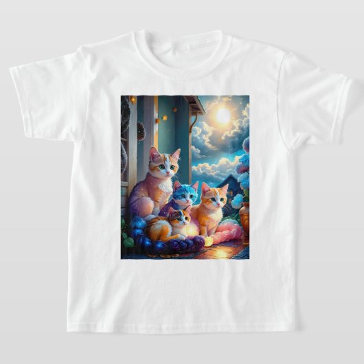 Schattige Kittens T-shirt (Laagn)