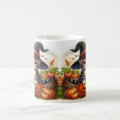 Schattige Kittens verkleed als heksen Koffiemok (Center)