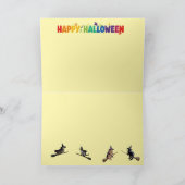 Schattige Kittenshegen Halloween Kaart (Binnen)