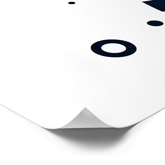 Schattige Kitty Cat Baby shower Poster (Hoek)