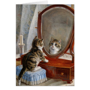 Schattige Kitty Cat  schilderij van Frank Paton