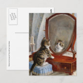 Schattige Kitty Cat  schilderij van Frank Paton Briefkaart (Voorkant / Achterkant)