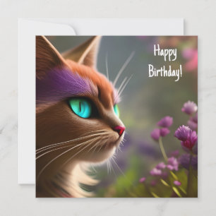 Schattige Kitty cat, Turquoise Eyes