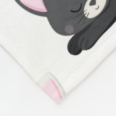 Schattige Kitty Cats Print Fleece Deken (Hoek)