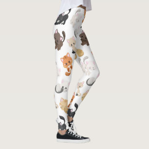 Schattige Kitty Cats Print Leggings