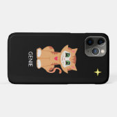 Schattige Kitty Kat en Ster op Zwart Case-Mate iPhone Case (Achterkant (horizontaal))