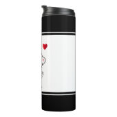 Schattige Kitty Kat & Hart Thermosbeker (Geroteerd rechts)