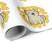 SCHATTIGE KITTY Klein, 3,2 cm (1,25") Cadeaupapier (Rol Hoek)