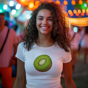 schattige kiwi groene zomerse esthetiek t-shirt