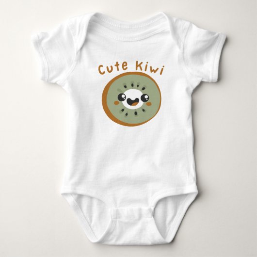 Schattige kiwi romper (Voorkant)