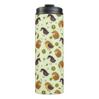 Schattige Kiwi vogelpatroon