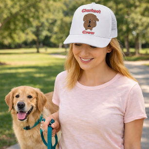 Schattige Klarinet Crew Puppy Muzikant Kawaii Trucker Pet