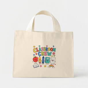 Schattige Klasgenoten Onderwijs Decoratie Mini Tote Bag