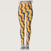 Schattige Klasse Retro Yoga Tight Leggings (Voorkant)