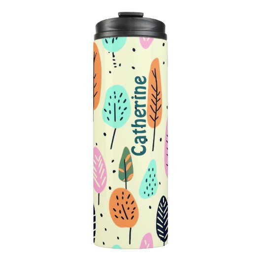 SCHATTIGE KLASSIEK BOHO PATROONONTWERP THERMOSBEKER (Voorkant)