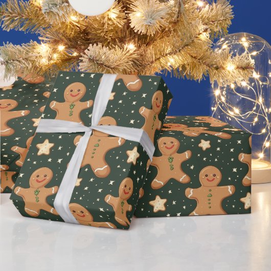 Schattige Klassiek Kerst Wrapping Papier (Feestdagen)