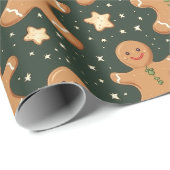 Schattige Klassiek Kerst Wrapping Papier (Rol Hoek)