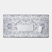 Schattige klassieke bloem patronen bureaumat (Keyboard & Muis)