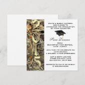 Schattige Klassieke Camo Elegante 2015 Afstudeer U Kaart (Voorkant / Achterkant)