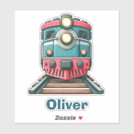 Schattige Klassieke Trein Jongens Sticker
