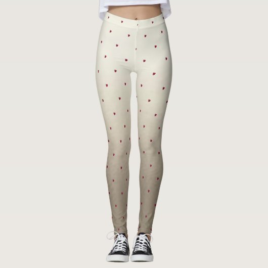 Schattige klauw, rode ladybug, luchtig leggings (Voorkant)