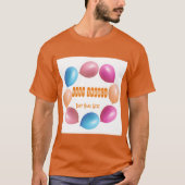 Schattige klein Baby shower Joy aangepaste tekst e T-shirt (Voorkant)