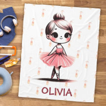 Schattige klein ballerina meisje