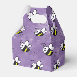 Schattige klein bijenpatroon Waterverf Baby shower Bedankdoosjes