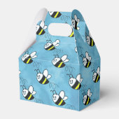 Schattige klein bijenpatroon Waterverf Baby shower Bedankdoosjes (Voorkant Zijde)