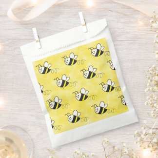 Schattige klein bijenpatroon Waterverf Baby shower Bedankzakje