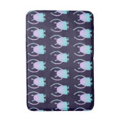 Schattige klein blauw monster badmat (Voorkant Verticaal)