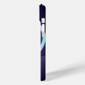 Schattige klein blauw monster Case-Mate iPhone case (Achterkant / Links)