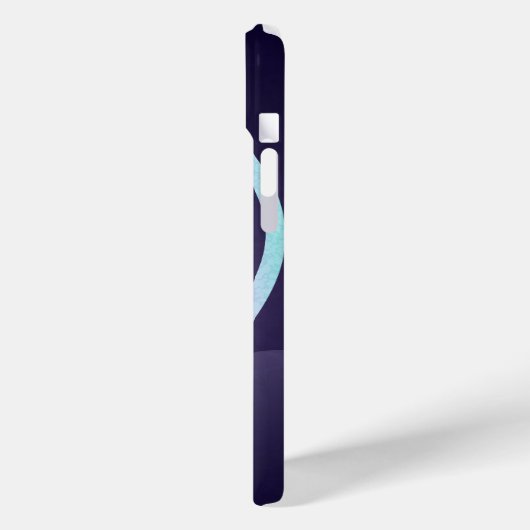 Schattige klein blauw monster Case-Mate iPhone case (Achterkant / Links)