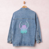 Schattige klein blauw monster denim jacket (Hangar)