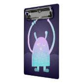 Schattige klein blauw monster mini klembord (Angled2)