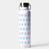 Schattige klein blauw monster waterfles (Achterkant)