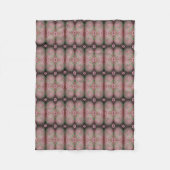 Schattige klein bloemmotief fleece deken (Voorkant)