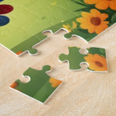 Schattige klein Boerderij Turkije gepersonaliseerd Legpuzzel (Zijkant)