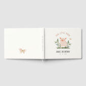 Schattige klein Boerderij Varkensvlinder Kinderen Gastenboek (Volledig)