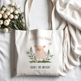 Schattige klein Boerderij Varkensvlinder Kinderen  Tote Bag