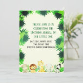 Schattige klein bos kaart (Staand voorkant)